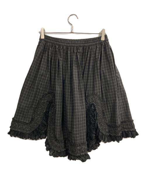Vivienne Westwood RED LABEL（ヴィヴィアンウエストウッドレッドレーベル）Vivienne Westwood RED LABEL (ヴィヴィアンウエストウッドレッドレーベル) フリルスカート ダークグレー サイズ:00の古着・服飾アイテム