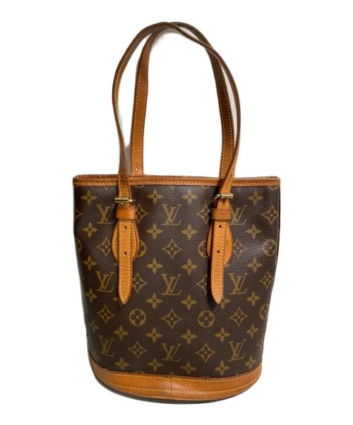 LOUIS VUITTON（ルイ ヴィトン）LOUIS VUITTON (ルイ ヴィトン) バケットPM ブラウン・ベージュの古着・服飾アイテム