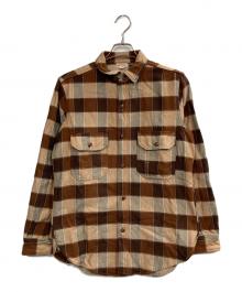freewheelers（フリーホイーラーズ）の古着「BIRNER MECHANIC SHIRT」｜ブラウン