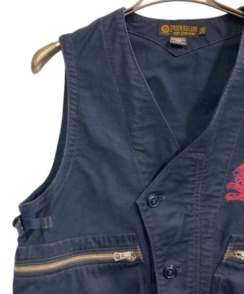 freewheelers（フリーホイーラーズ）FREEWHEELERS (フリーホイーラーズ) スピードエンジニア スリーブレスコート ネイビー サイズ:38の古着・服飾アイテム