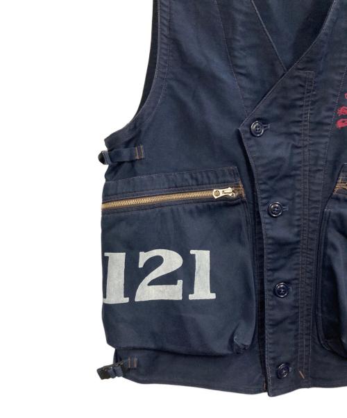 freewheelers（フリーホイーラーズ）FREEWHEELERS (フリーホイーラーズ) スピードエンジニア スリーブレスコート ネイビー サイズ:38の古着・服飾アイテム