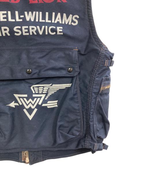 freewheelers（フリーホイーラーズ）FREEWHEELERS (フリーホイーラーズ) スピードエンジニア スリーブレスコート ネイビー サイズ:38の古着・服飾アイテム