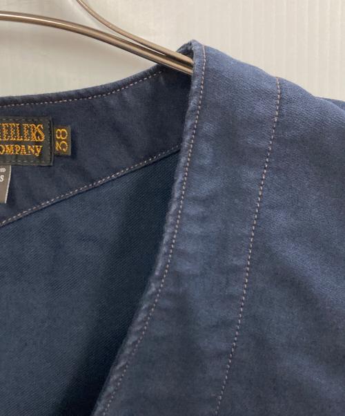 freewheelers（フリーホイーラーズ）FREEWHEELERS (フリーホイーラーズ) スピードエンジニア スリーブレスコート ネイビー サイズ:38の古着・服飾アイテム