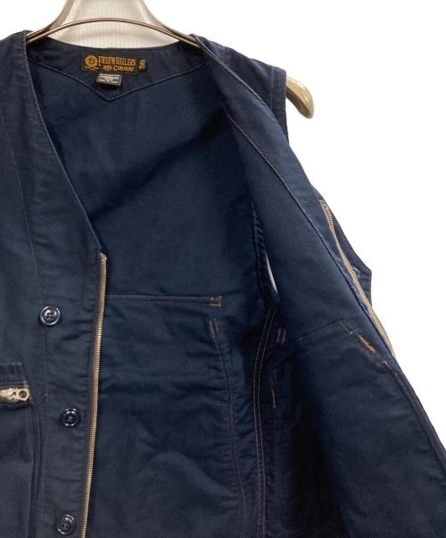 freewheelers（フリーホイーラーズ）FREEWHEELERS (フリーホイーラーズ) スピードエンジニア スリーブレスコート ネイビー サイズ:38の古着・服飾アイテム