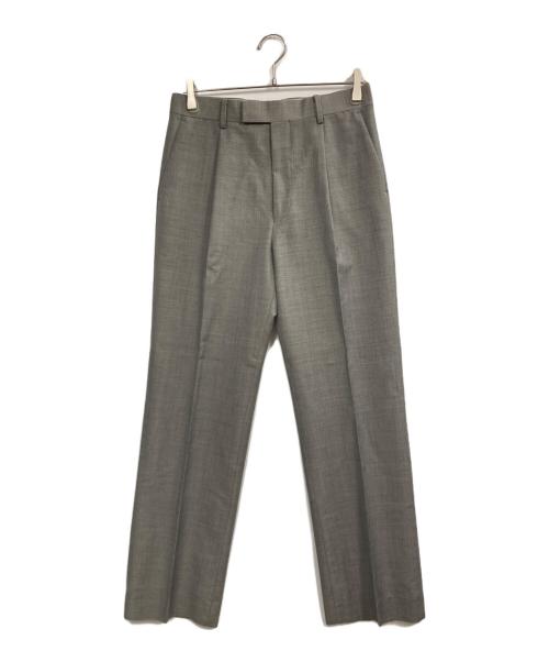 AURALEE（オーラリー）AURALEE (オーラリー) TROPICAL WOOL KID MOHAIR ONE-TUCK SLACKS グレー サイズ:3の古着・服飾アイテム