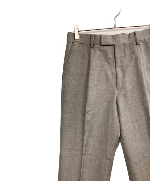 AURALEE（オーラリー）AURALEE (オーラリー) TROPICAL WOOL KID MOHAIR ONE-TUCK SLACKS グレー サイズ:3の古着・服飾アイテム