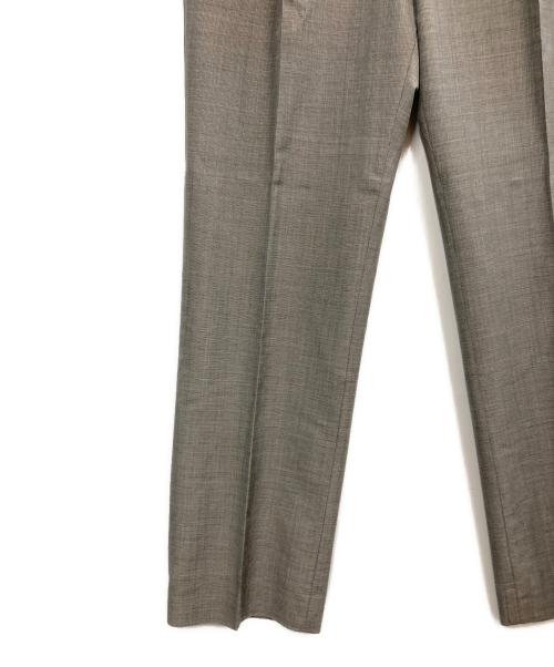 AURALEE（オーラリー）AURALEE (オーラリー) TROPICAL WOOL KID MOHAIR ONE-TUCK SLACKS グレー サイズ:3の古着・服飾アイテム