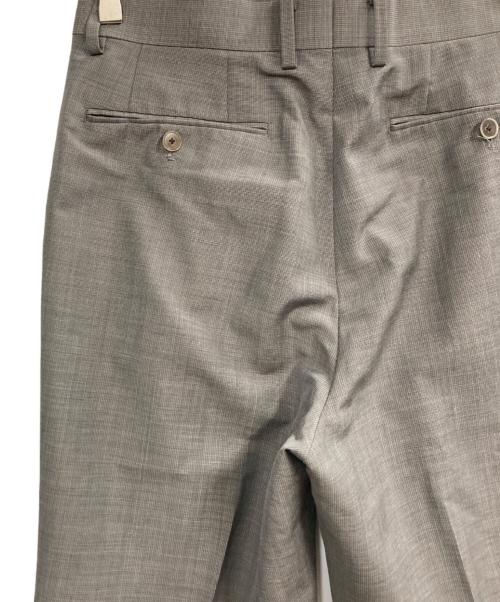 AURALEE（オーラリー）AURALEE (オーラリー) TROPICAL WOOL KID MOHAIR ONE-TUCK SLACKS グレー サイズ:3の古着・服飾アイテム