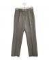 AURALEE（オーラリー）の古着「TROPICAL WOOL KID MOHAIR ONE-TUCK SLACKS」｜グレー