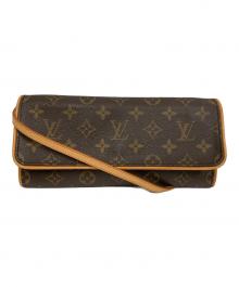 LOUIS VUITTON（ルイ ヴィトン）の古着「ポシェット・ツインGM」｜ブラウン・ベージュ