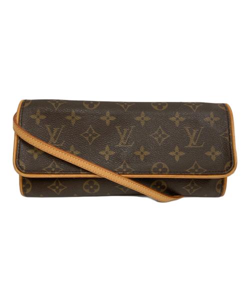 LOUIS VUITTON（ルイ ヴィトン）LOUIS VUITTON (ルイ ヴィトン) ポシェット・ツインGM ブラウン・ベージュの古着・服飾アイテム