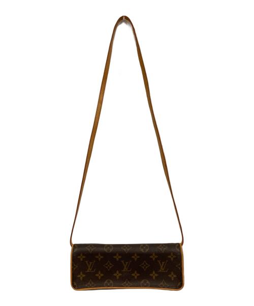 LOUIS VUITTON（ルイ ヴィトン）LOUIS VUITTON (ルイ ヴィトン) ポシェット・ツインGM ブラウン・ベージュの古着・服飾アイテム