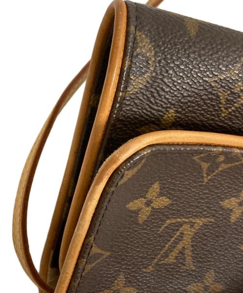 LOUIS VUITTON（ルイ ヴィトン）LOUIS VUITTON (ルイ ヴィトン) ポシェット・ツインGM ブラウン・ベージュの古着・服飾アイテム