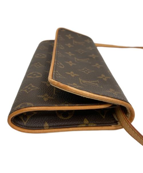 LOUIS VUITTON（ルイ ヴィトン）LOUIS VUITTON (ルイ ヴィトン) ポシェット・ツインGM ブラウン・ベージュの古着・服飾アイテム