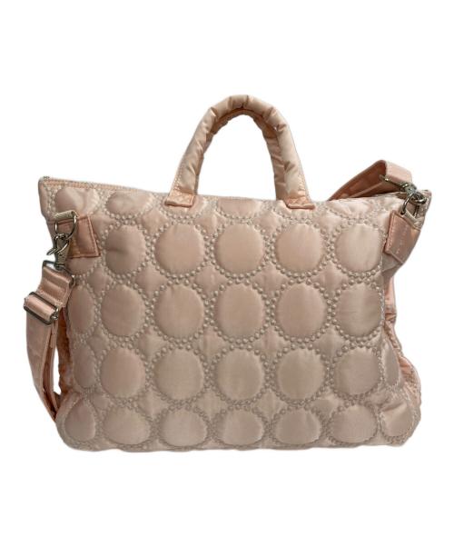 PORTER（ポーター）PORTER (ポーター) mina perhonen (ミナ ペルホネン) 2WAY SHORT HELMETBAG ピンクの古着・服飾アイテム