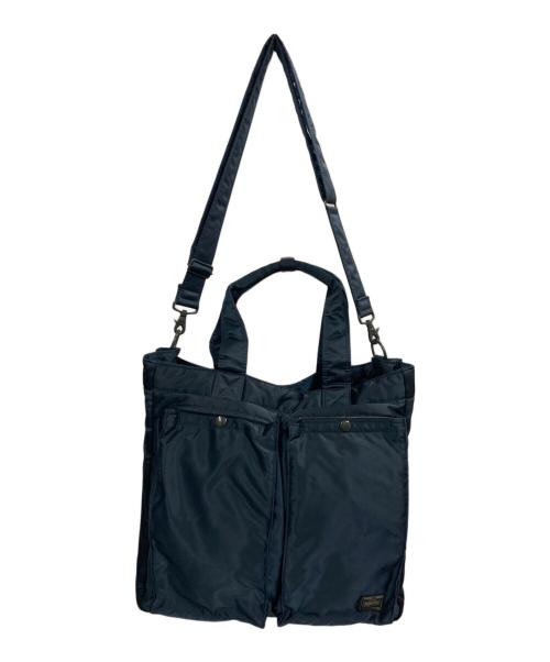 PORTER（ポーター）PORTER (ポーター) TANKER TOTE ２WAYTOTE BAG ネイビーの古着・服飾アイテム