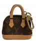 LOUIS VUITTON (ルイ ヴィトン) ミクロ アルマ ブラウン・ベージュ：90000円