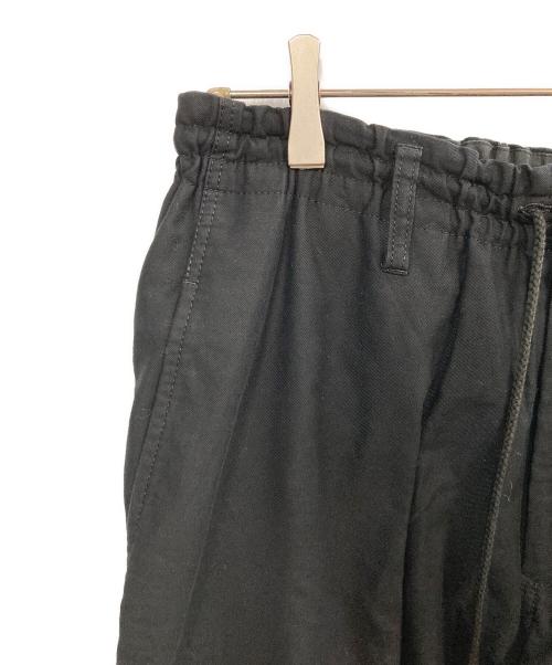 GROUND Y（グラウンドワイ）GROUND Y (グラウンドワイ) 25SS Cotton Twill Standard Ribbed Hem Cargo/コットンツイル スタンダード 裾リブ カーゴ ブラック サイズ:3の古着・服飾アイテム