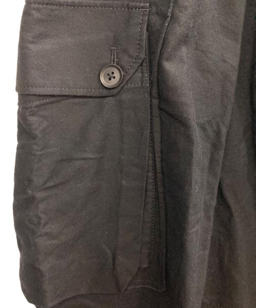 GROUND Y（グラウンドワイ）GROUND Y (グラウンドワイ) 25SS Cotton Twill Standard Ribbed Hem Cargo/コットンツイル スタンダード 裾リブ カーゴ ブラック サイズ:3の古着・服飾アイテム