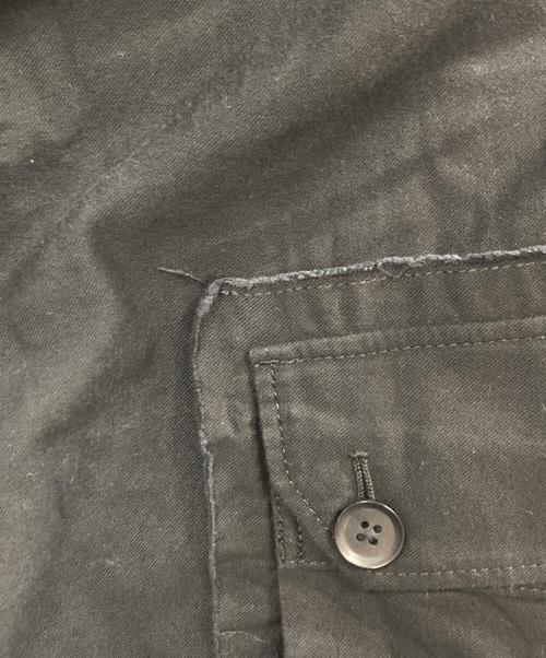 GROUND Y（グラウンドワイ）GROUND Y (グラウンドワイ) 25SS Cotton Twill Standard Ribbed Hem Cargo/コットンツイル スタンダード 裾リブ カーゴ ブラック サイズ:3の古着・服飾アイテム