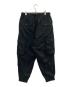 GROUND Y (グラウンドワイ) 25SS Cotton Twill Standard Ribbed Hem Cargo/コットンツイル スタンダード 裾リブ カーゴ ブラック サイズ:3：25000円