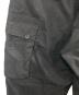 中古・古着 GROUND Y (グラウンドワイ) 25SS Cotton Twill Standard Ribbed Hem Cargo/コットンツイル スタンダード 裾リブ カーゴ ブラック サイズ:3：25000円