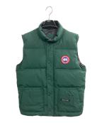 CANADA GOOSEカナダグース）の古着「Freestyle Crew Vest(フリースタイルクルーベスト)」｜グリーン
