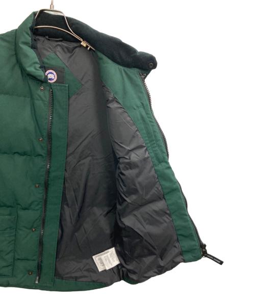 CANADA GOOSE（カナダグース）CANADA GOOSE (カナダグース) Freestyle Crew Vest(フリースタイルクルーベスト) グリーン サイズ:Lの古着・服飾アイテム