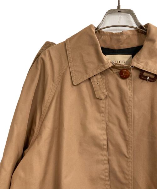GUCCI（グッチ）GUCCI (グッチ) レイヤード ドッキングトレンチコート ベージュ サイズ:SIZE40の古着・服飾アイテム
