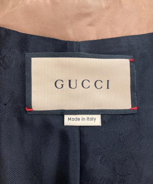 GUCCI（グッチ）GUCCI (グッチ) レイヤード ドッキングトレンチコート ベージュ サイズ:SIZE40の古着・服飾アイテム
