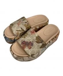 GUCCI（グッチ）の古着「GGスプリームフローラスライドサンダル」｜マルチカラー