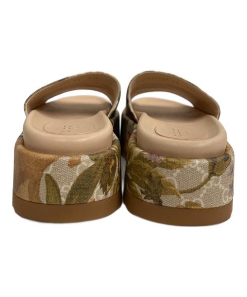 GUCCI（グッチ）GUCCI (グッチ) GGスプリームフローラスライドサンダル マルチカラー サイズ:35の古着・服飾アイテム