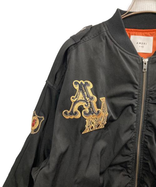 Ameri（アメリ）AMERI (アメリ) OVER VOLUME WAPPEN MA-1 ブラック サイズ:FREE 未使用品の古着・服飾アイテム