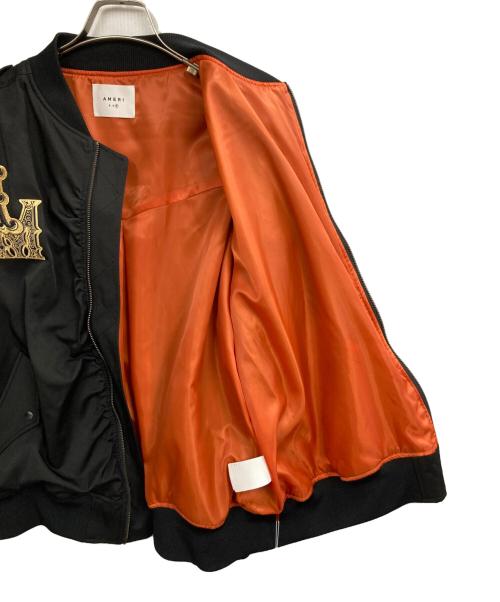Ameri（アメリ）AMERI (アメリ) OVER VOLUME WAPPEN MA-1 ブラック サイズ:FREE 未使用品の古着・服飾アイテム