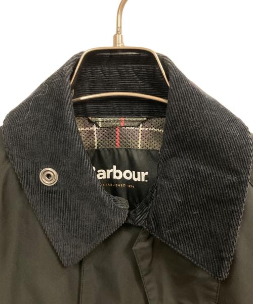 Barbour（バブアー）Barbour (バブアー) BEAMS F (ビームスエフ) 別注トランスポートピーチドコットン ショートジャケット ブラック サイズ:34の古着・服飾アイテム