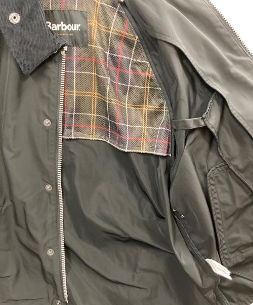 Barbour（バブアー）Barbour (バブアー) BEAMS F (ビームスエフ) 別注トランスポートピーチドコットン ショートジャケット ブラック サイズ:34の古着・服飾アイテム