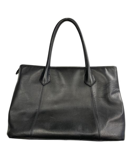 BARNEYS NEWYORK（バーニーズ・ニューヨーク）BARNEYS NEWYORK (バーニーズ・ニューヨーク) レザー トートバッグM ブラックの古着・服飾アイテム