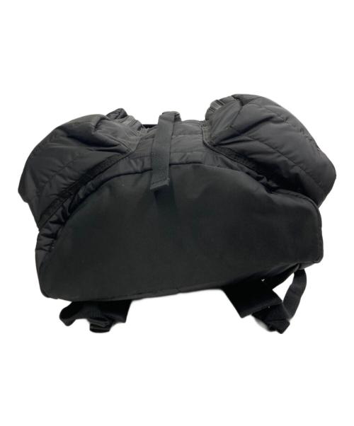 MONCLER（モンクレール）MONCLER (モンクレール) ZAINO ロゴプレートバックパック ブラックの古着・服飾アイテム