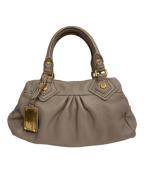MARC JACOBSマークジェイコブス）の古着「レザー２WAYハンドバッグ」｜ベージュ