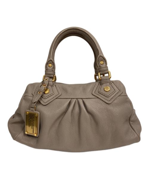 MARC JACOBS（マークジェイコブス）MARC JACOBS (マークジェイコブス) レザー２WAYハンドバッグ ベージュの古着・服飾アイテム