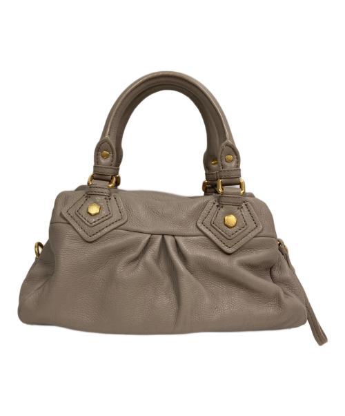 MARC JACOBS（マークジェイコブス）MARC JACOBS (マークジェイコブス) レザー２WAYハンドバッグ ベージュの古着・服飾アイテム