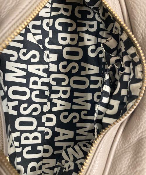 MARC JACOBS（マークジェイコブス）MARC JACOBS (マークジェイコブス) レザー２WAYハンドバッグ ベージュの古着・服飾アイテム