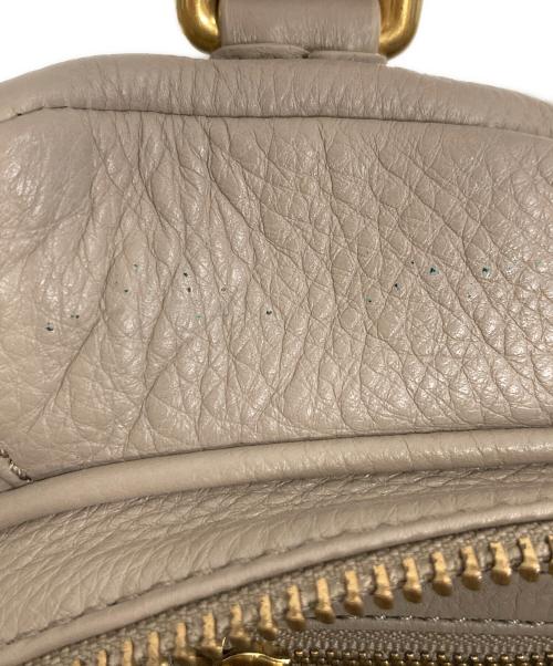 MARC JACOBS（マークジェイコブス）MARC JACOBS (マークジェイコブス) レザー２WAYハンドバッグ ベージュの古着・服飾アイテム
