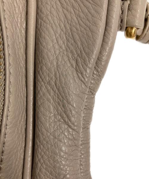 MARC JACOBS（マークジェイコブス）MARC JACOBS (マークジェイコブス) レザー２WAYハンドバッグ ベージュの古着・服飾アイテム