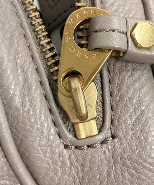 MARC JACOBS（マークジェイコブス）MARC JACOBS (マークジェイコブス) レザー２WAYハンドバッグ ベージュの古着・服飾アイテム