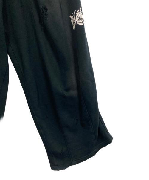 Needles（ニードルズ）Needles (ニードルズ) Deconstructed H.D. Sweat Pant ブラック サイズ:XLの古着・服飾アイテム