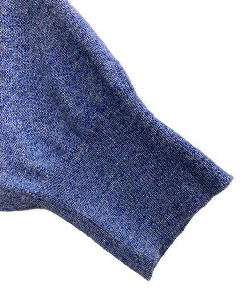 Maison Margiela（メゾンマルジェラ）Maison Margiela (メゾンマルジェラ) エルボパッチカーディガン ブルー サイズ:Sの古着・服飾アイテム