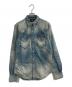 RRL（ダブルアールエル）の古着「REPAIRED DENIM WESTERN SHIRT」｜インディゴ