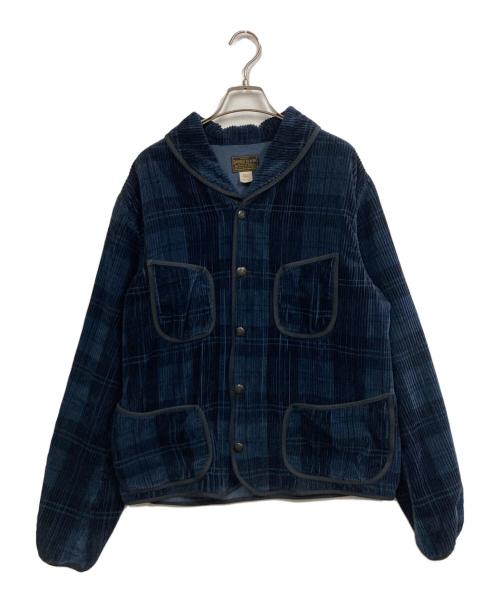 RRL（ダブルアールエル）RRL (ダブルアールエル) Baldwin Corduroy Shawl Collar Jacket インディゴ サイズ:Mの古着・服飾アイテム