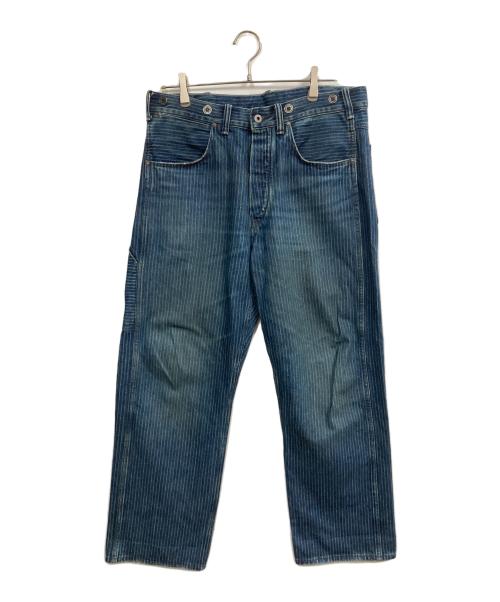 RRL（ダブルアールエル）RRL (ダブルアールエル) Vintage 5-Pocket Jacquard Denim Jeans インディゴ サイズ:W32×L30の古着・服飾アイテム
